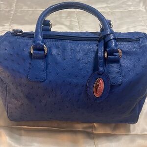 Furla Ostrich Leather Purse